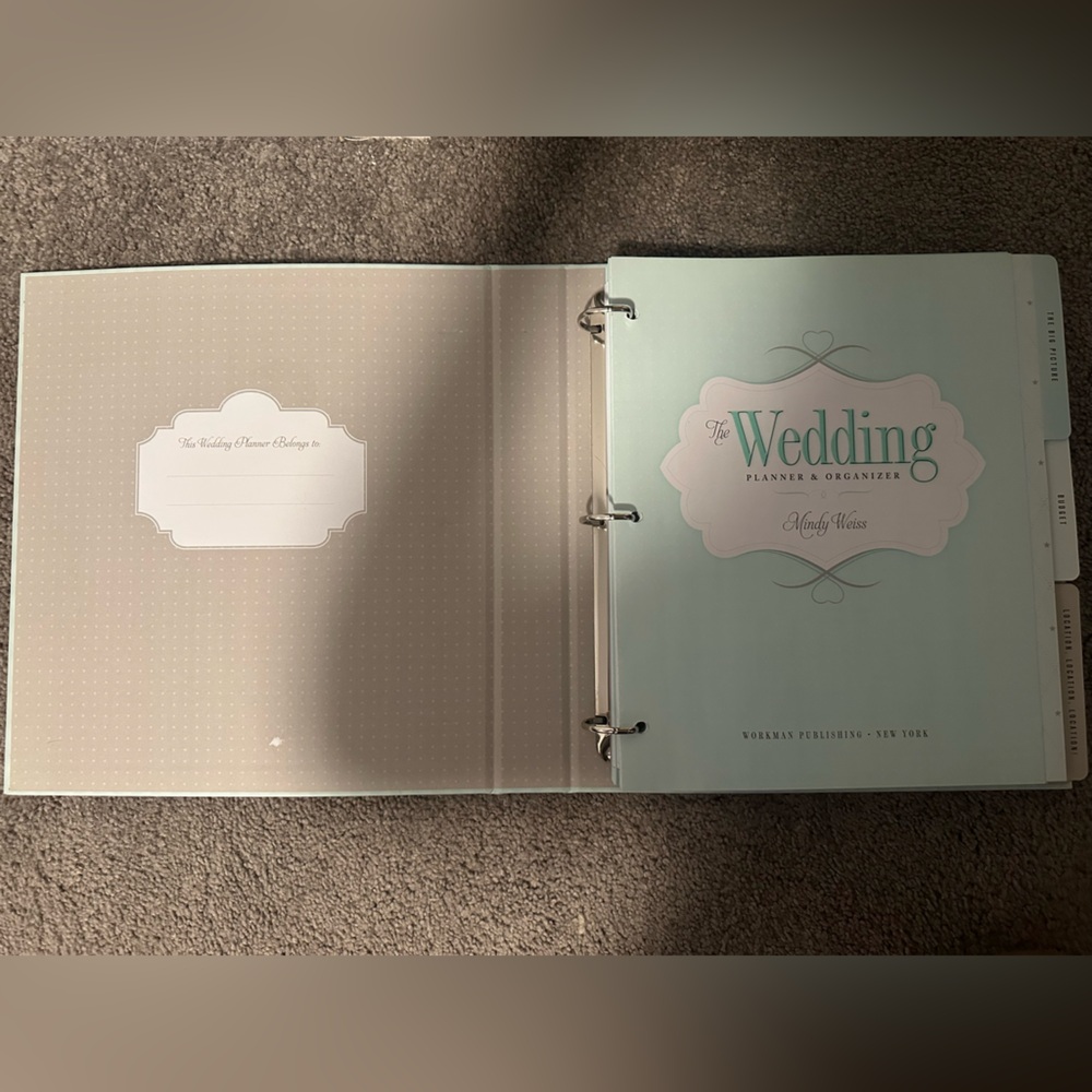 Wedding Planner Binder